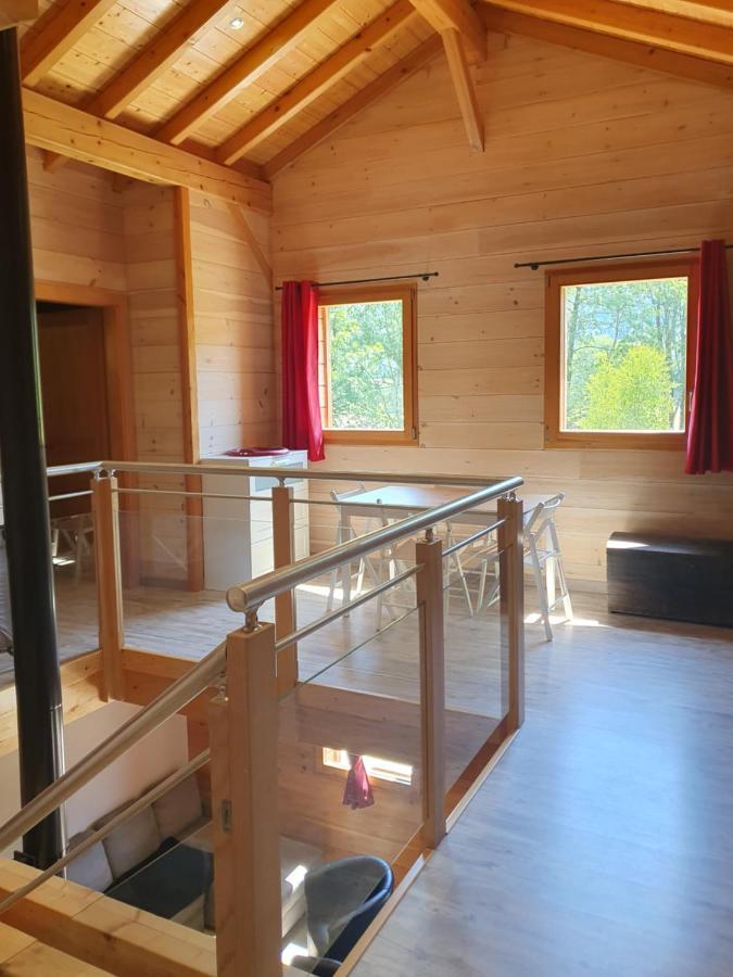 סן-מוריס-סור-מוסל Chalet Des Charbonniers Avec Etang מראה חיצוני תמונה