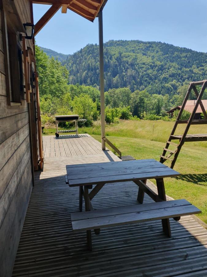סן-מוריס-סור-מוסל Chalet Des Charbonniers Avec Etang מראה חיצוני תמונה
